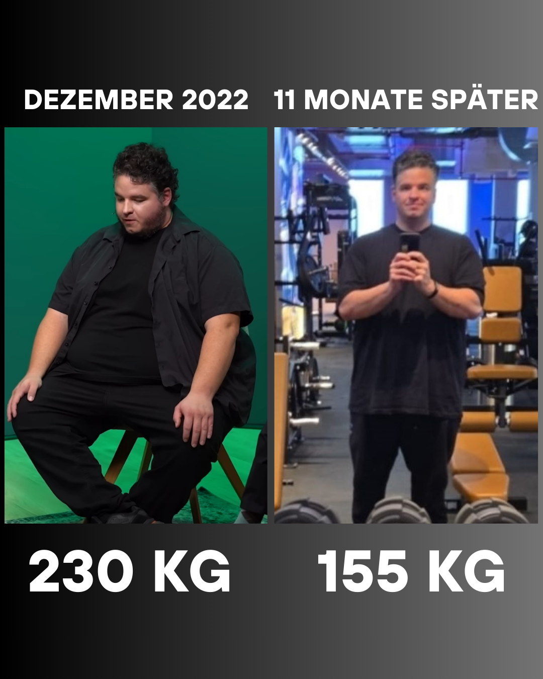 Aaron Wahl Transformation: 75kg in 11 Monaten